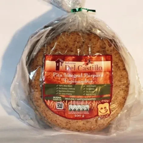 Biopan Pita Integral Púrpura Topinambur de Sabores del Castillo 400 gr