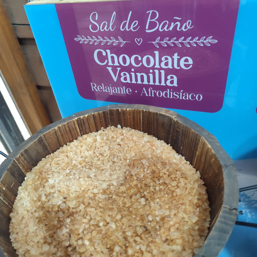 Sal de Baño Aroma Chocolate Vainilla Ekolif Cosmética Mapuche 250 gr