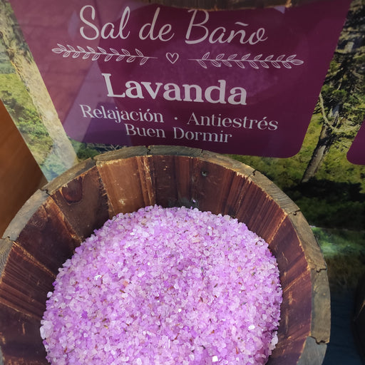 Sal de Baño Aroma Lavanda Ekolif Cosmética Mapuche 250 gr