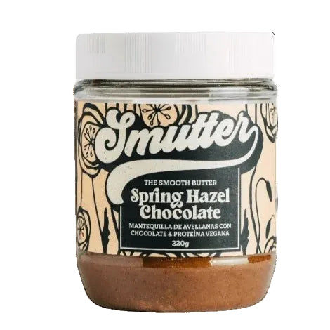 Mantequilla de Avellanas con Chocolate y Proteína Vegana Smutter 220gr
