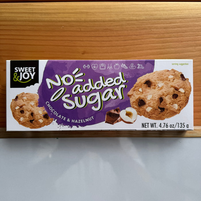 Galletas Crujientes de Choco Hazelnut Sin Azúcar de Sweet & Joy 135 gr