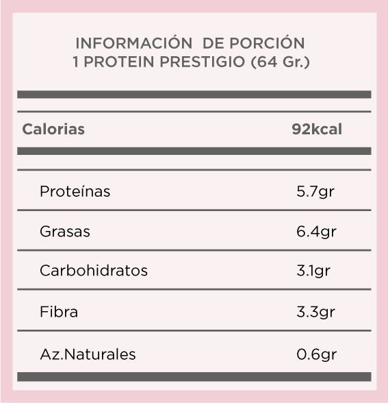 Protein Prestigio de Take The Cake 64 gr