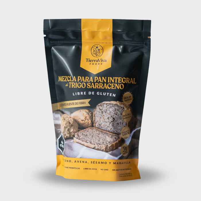 Mezcla para Pan Integral de Trigo Sarraceno Tierra Viva 450 gr