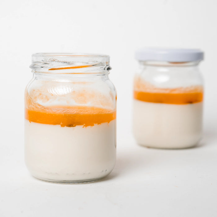 Pannacotta. de Coco y Salsa Mango Maracuyá Keto y Sin Azúcar de Tremus