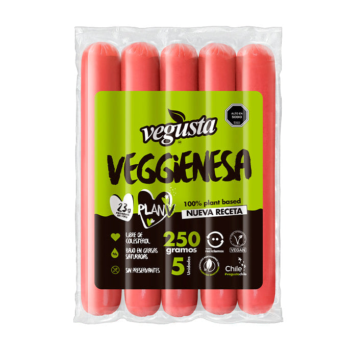 Vienesa Veggienesa Vegana de Vegusta 250 gr