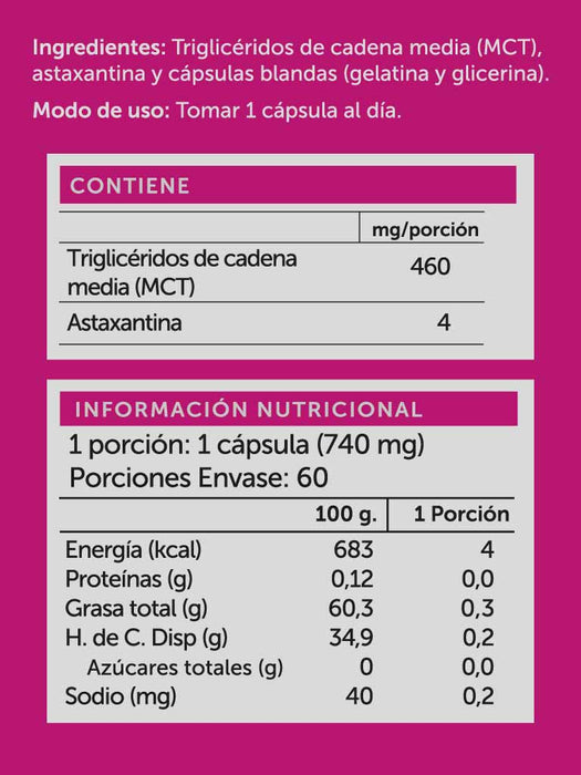 Astaxantina Plus 4mg de WellPlus 60 cápsulas