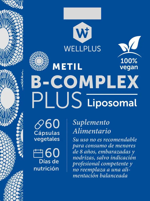 B-Complex Plus Liposomal de WellPlus 60 cápsulas