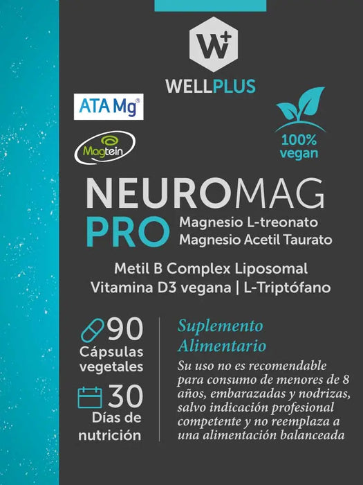 Neuromag Pro con Aminoácidos de WellPlus 90 cápsulas