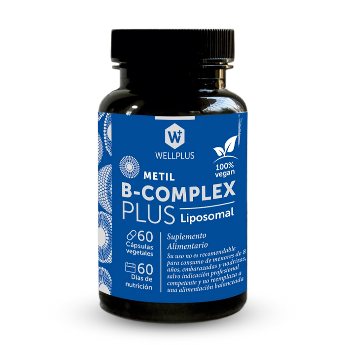 B-Complex Plus Liposomal de WellPlus 60 cápsulas