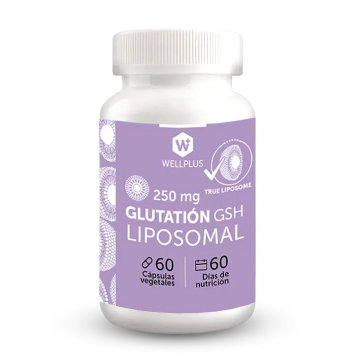 Glutation GSH Liposomal de WellPlus 60 cápsulas