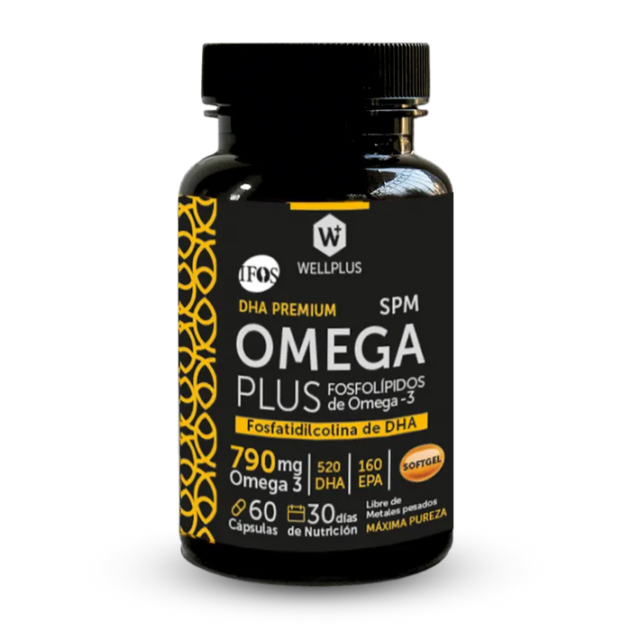 Omega Plus Fosfolípidos de Omega-3 de WellPlus 60 cápsulas