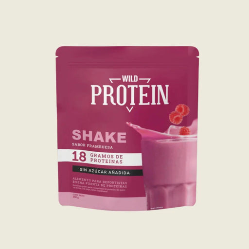 Batido Proteico Shake Sabor Frambuesa en Polvo de Wild Protein 350 ml