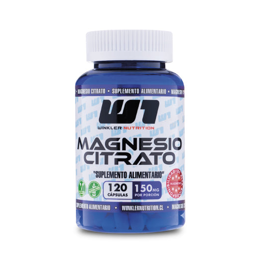 Citrato de Magnesio de Winkler Nutrition 120 cap