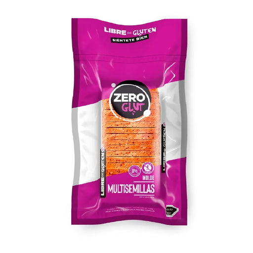 Pan Molde Familiar Multisemilla Sin Gluten Zero Glut 450 gr
