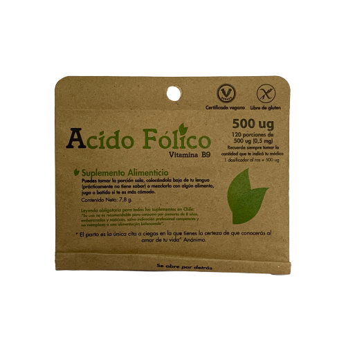 Acido Fólico 120 porciones, Dulzura Natural