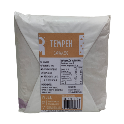 Tempeh de Garbanzos 333 gr