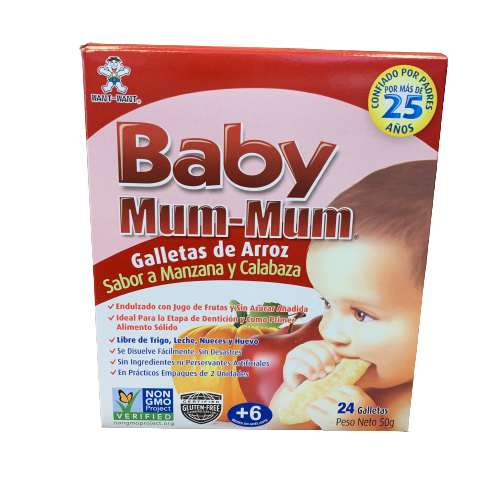Comprar Galletas De Arroz Baby Mum Mum Con Vegetales