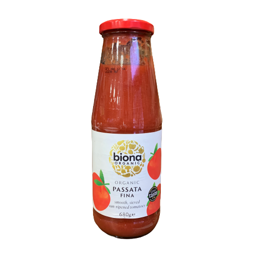 Salsa de Tomate Passata Fina de Biona Organic 680 gr