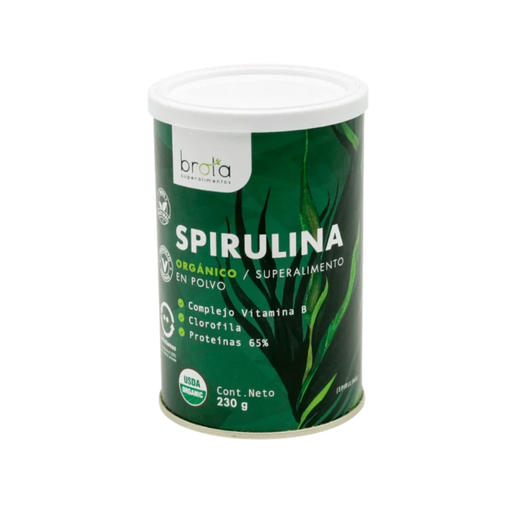 Spirulina Orgánica en Polvo Brota 230 gr