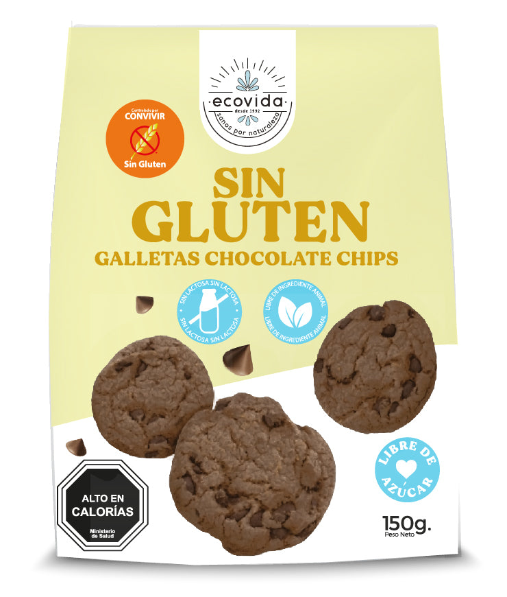 Galletas con pepitas de chocolate Eco 250 g – Carnísima.com