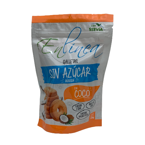 Galletas Sin Azúcar con Coco En Línea 120 gr