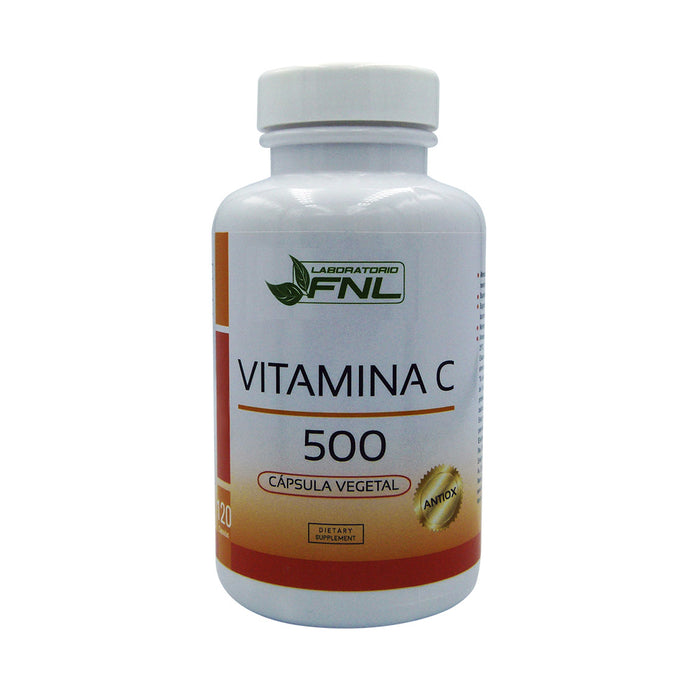 Vitamina C 500 mg de Laboratorio FNL 120 cap.