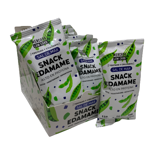 Snack Edamame con Sal de Mar Mercado Low Carb 26 gr