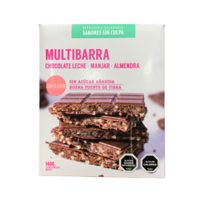 Chocolate Multibarra con Almendras 140gr