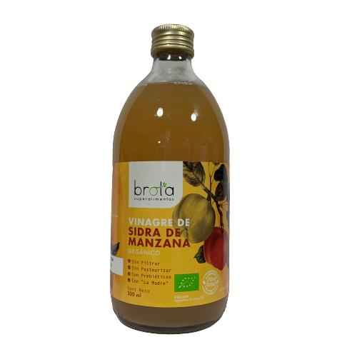 Vinagre de Sidra de Manzana Orgánico Brota 500 ml