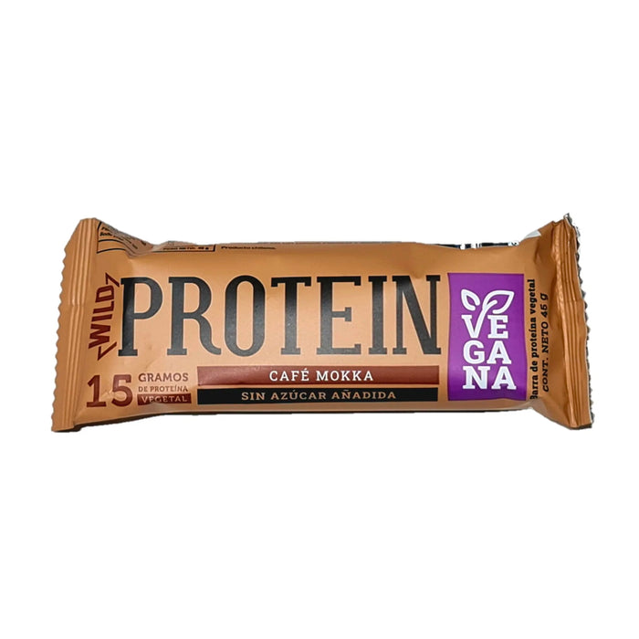 Barrita de Proteina Vegana Wild Protein Café Mokka