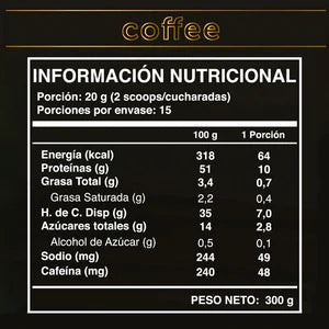 Café Instantáneo Proteico Wild Protein 300 gr