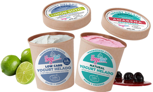 Yoghurt Helado de Amarena de Yogustart 16 Oz